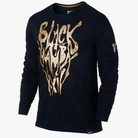 black and gold kobe shirt